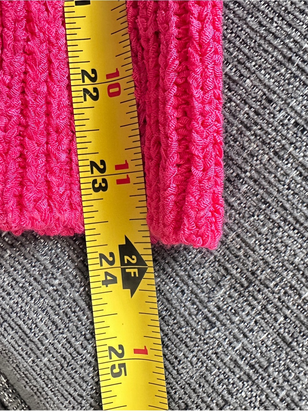 Y2K Victoria's Secret Hot Coral Pink Scoop Neck Knit Sweater Size L - Picture 15 of 15